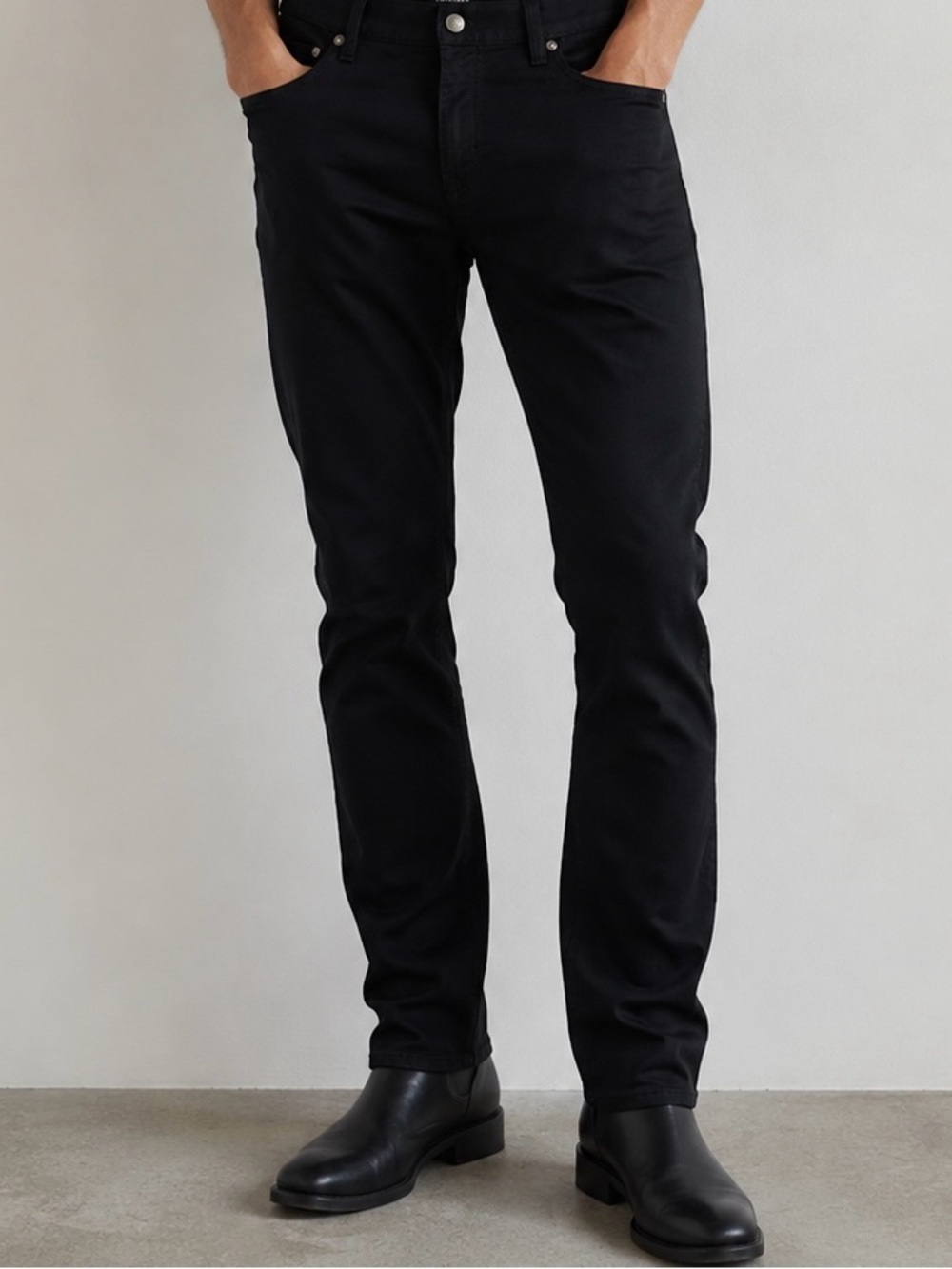 Banana Republic Slim Black Men's Jeans - Classic Slim Fit - Picture 1 of 10